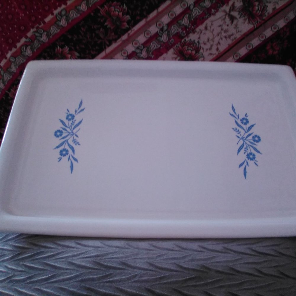 Corningware Blue Cornflower Broil Bake Tray P-35-B
